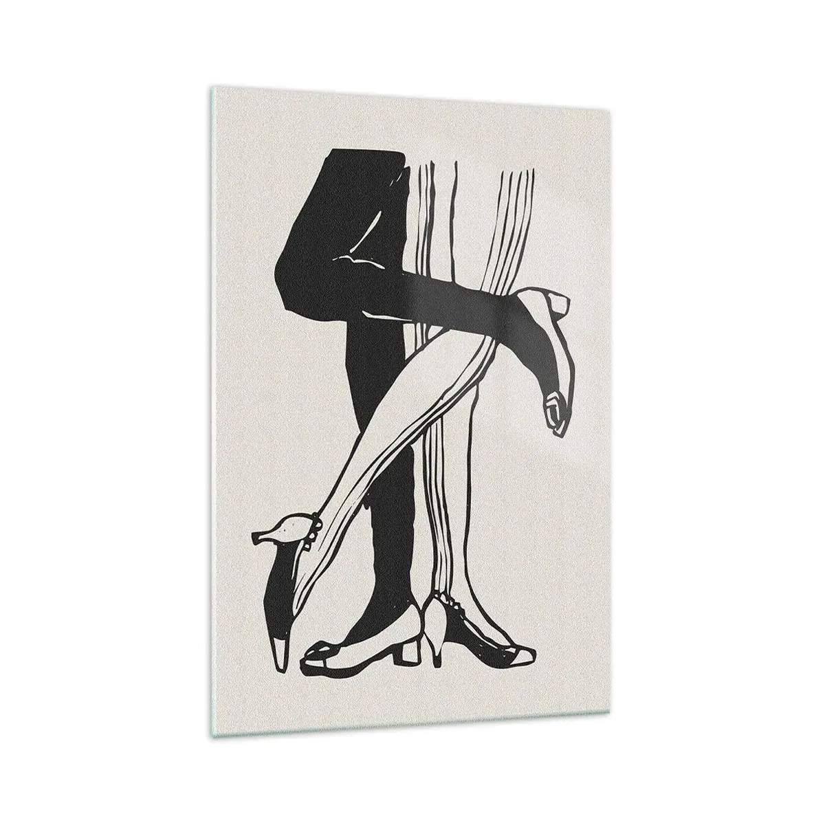 Glastavla - Bild på glas - Ett kvinnoattribut - 70x100 cm