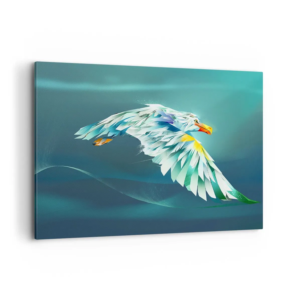 Canvastavla - Bild på duk - Flyg som en örn - 100x70 cm