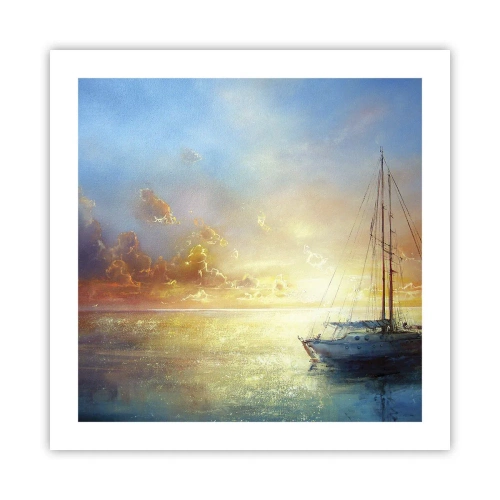Affisch - I guldviken - 50x50 cm