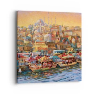 Canvastavla - Bild på duk - Istanbul-berättelse - 40x40 cm