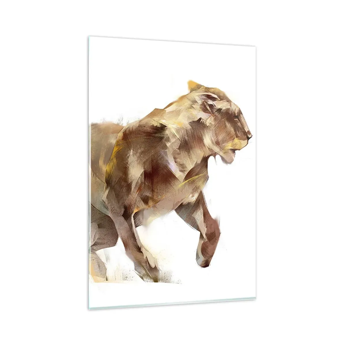 Glastavla - Bild på glas - Vild grace - 80x120 cm