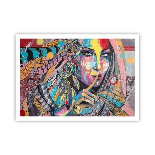 Affisch - Var tyst tills du förstår - 100x70 cm