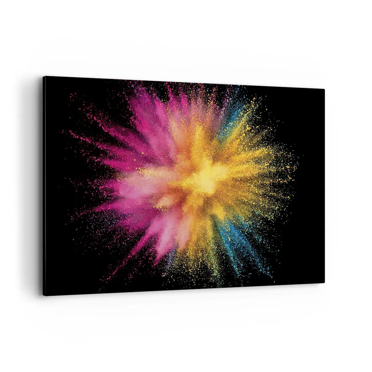 Canvastavla - Bild på duk - Färgerna föds - 100x70 cm
