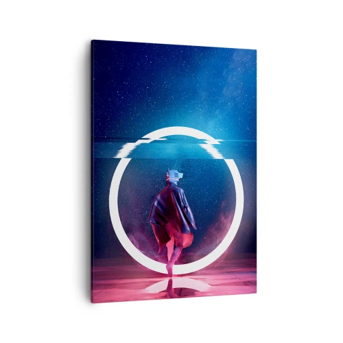 Canvastavla - Bild på duk - Mellan världar - 50x70 cm