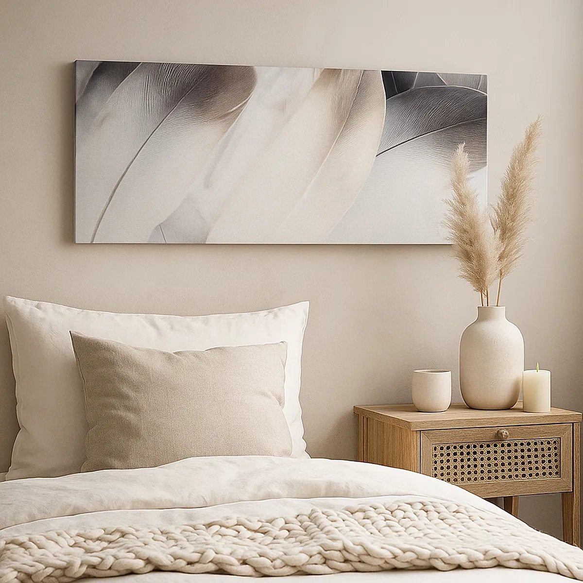 Canvastavla - Bild på duk - Nästan änglalik - 30x30 cm