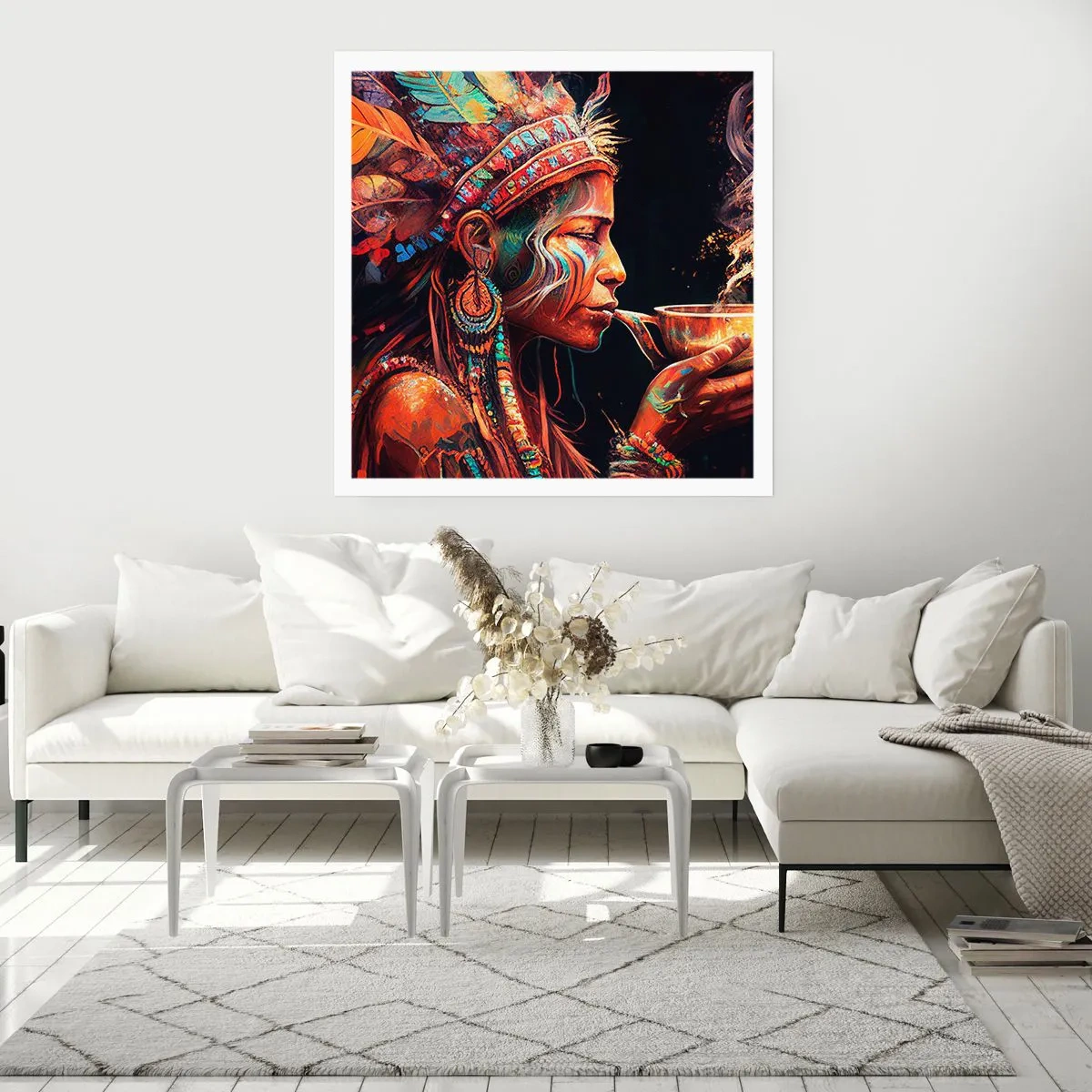 Affisch - En magisk ritual - 60x60 cm