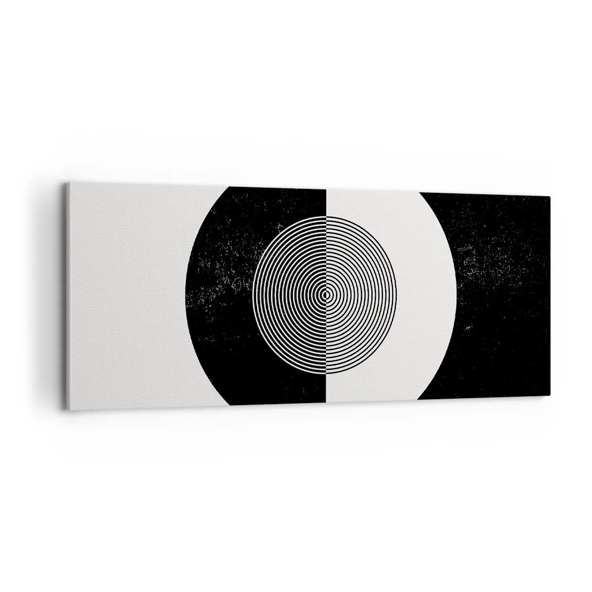 Canvastavla - Bild på duk - Harmoni i svart och vitt - 100x40 cm