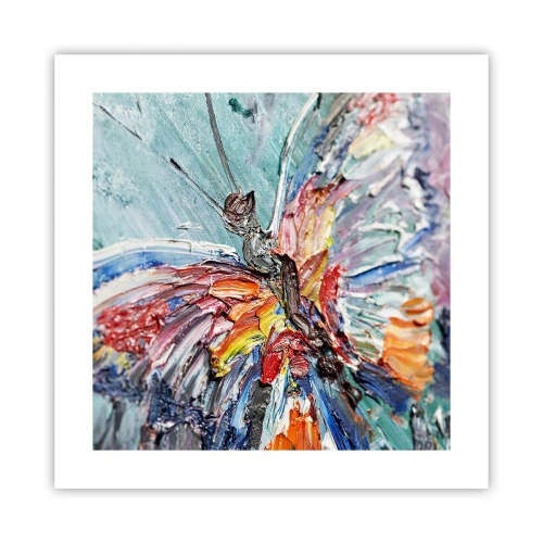 Affisch - Målad av naturen - 40x40 cm