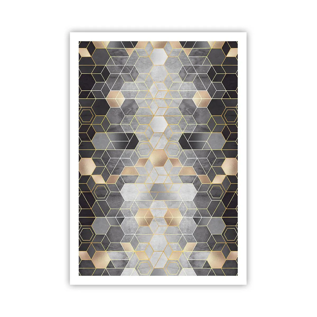 Affisch - Diamantkomposition - 70x100 cm