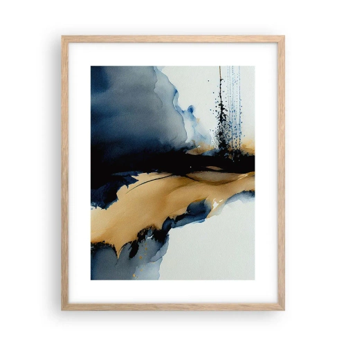Affisch i ram av ljusek - Bakom ridån - 40x50 cm