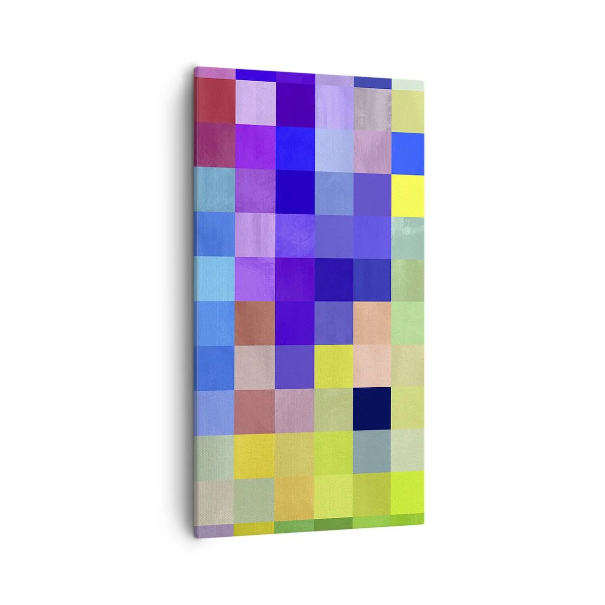 Canvastavla - Bild på duk - Alla olika, alla jämna - 55x100 cm