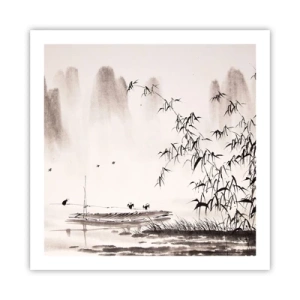 Affisch - Risfältens tystnad - 60x60 cm