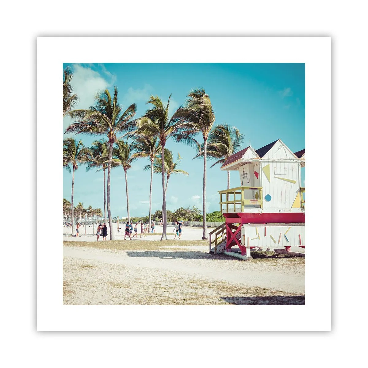 Affisch - En vacker dag framför dig - 40x40 cm