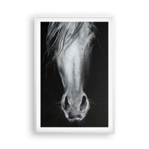 Affisch i vit ram - Förförisk blick - 61x91 cm