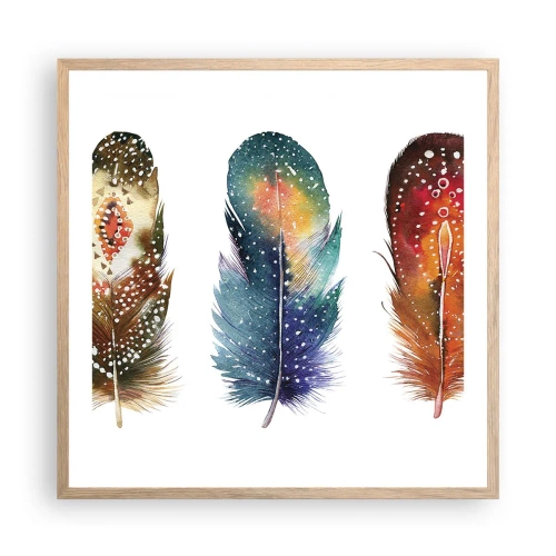 Affisch i ram av ljusek - Ritualer, seder, hemligheter - 60x60 cm