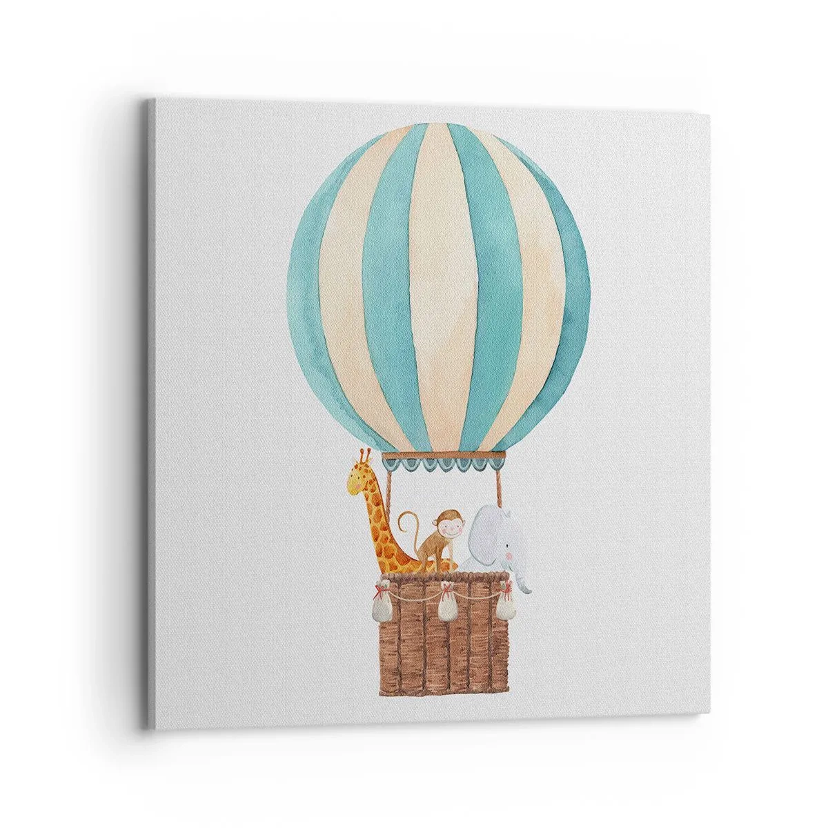 Canvastavla - Bild på duk - Fantastisk resa - 70x70 cm