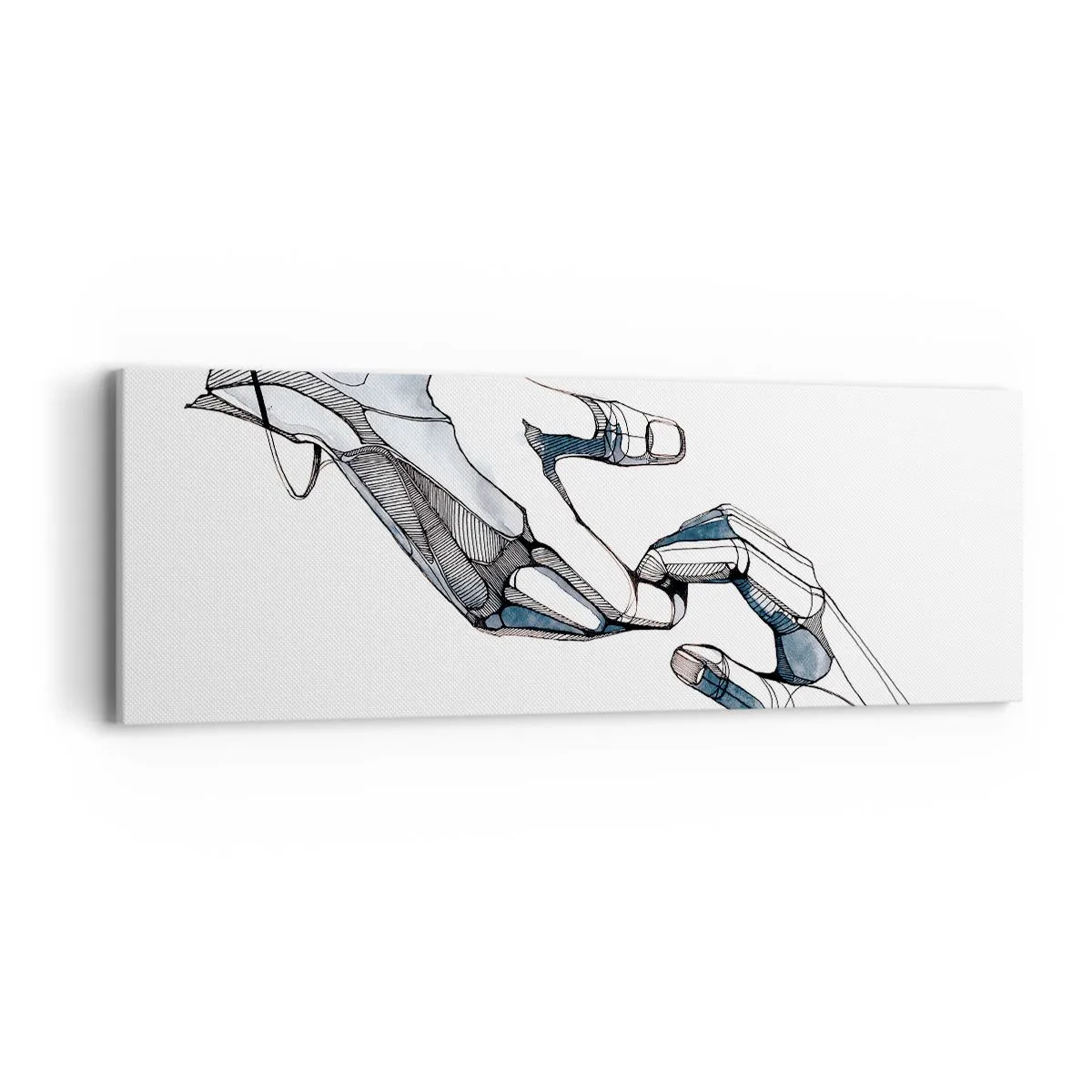 Canvastavla - Bild på duk - God gest - 90x30 cm