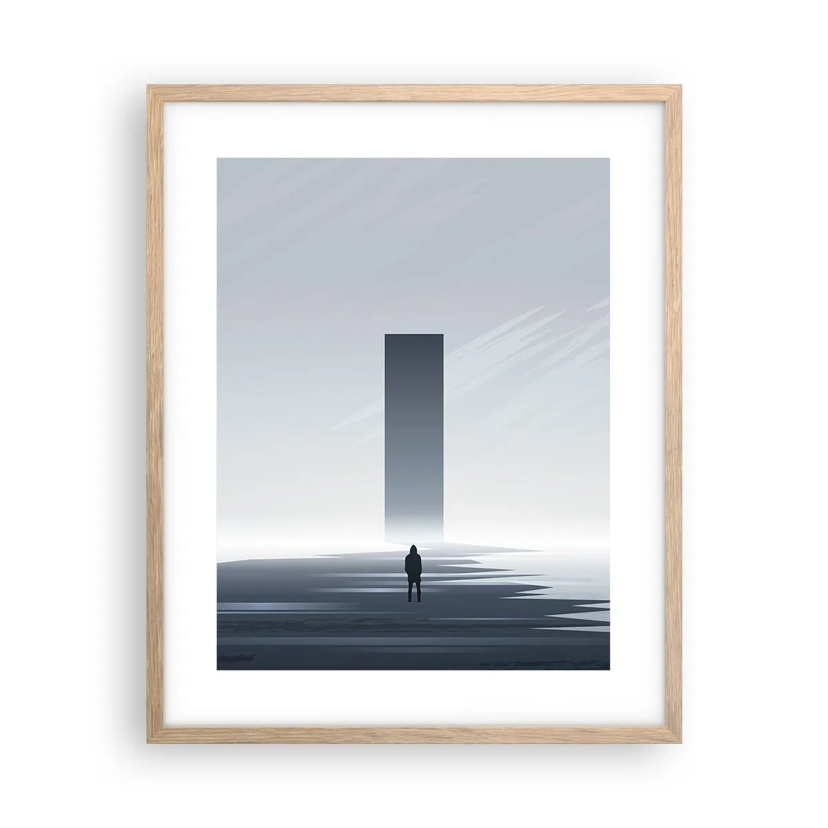 Affisch i ram av ljusek - Möjlighet eller hot? - 40x50 cm