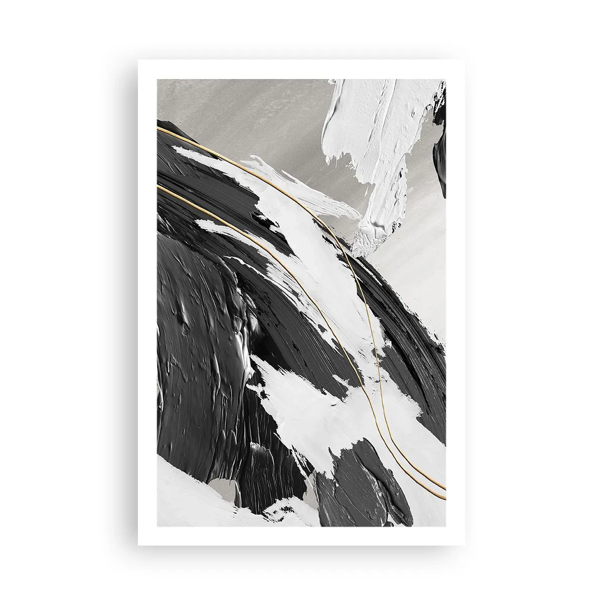 Affisch - Storslagen abstraktion - 61x91 cm