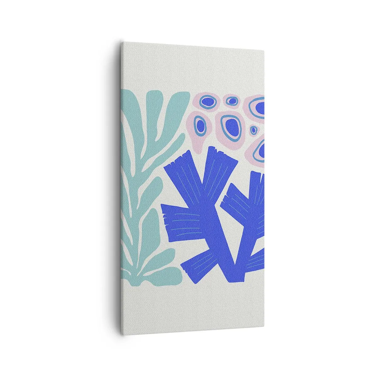 Canvastavla - Bild på duk - Undervattensträdgård - 55x100 cm