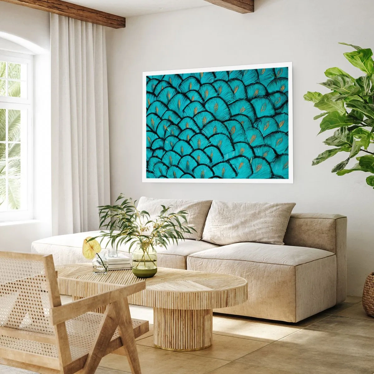 Affisch - Den stora fjädergalan - 50x40 cm