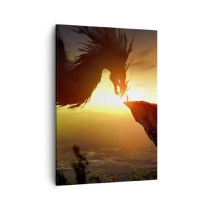 Canvastavla - Bild på duk - Drakens tämjare - 50x70 cm