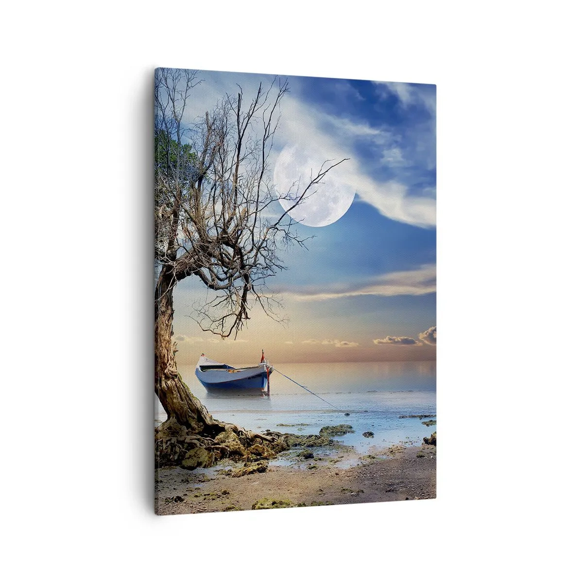 Canvastavla - Bild på duk - Är det slut eller början? - 50x70 cm