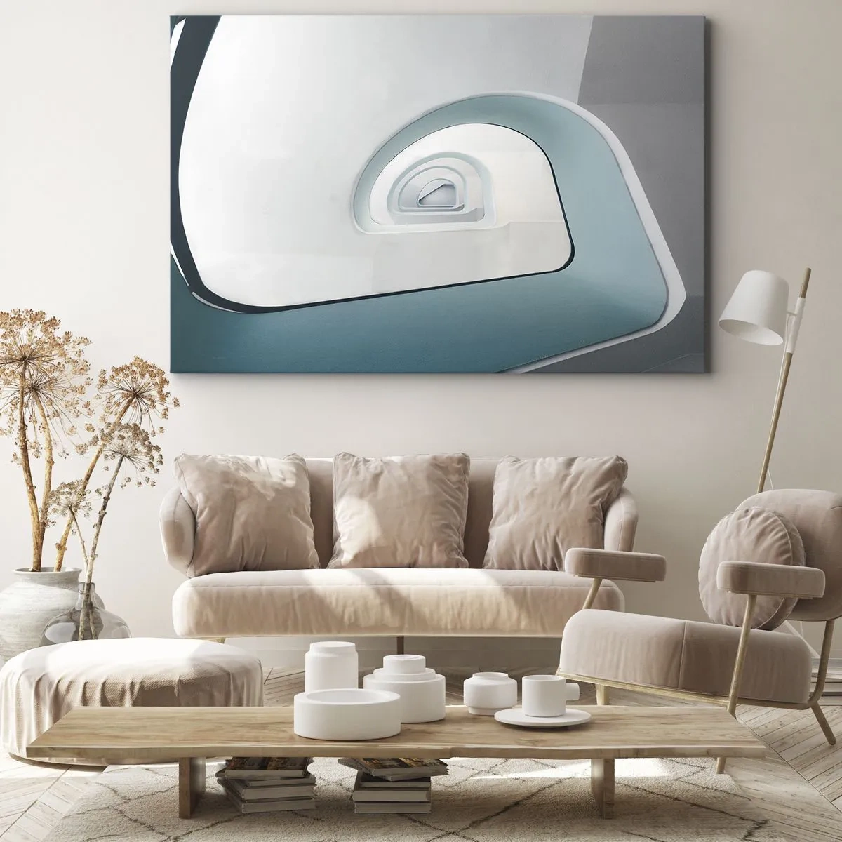 Canvastavla - Bild på duk - Till det blåas botten - 120x80 cm