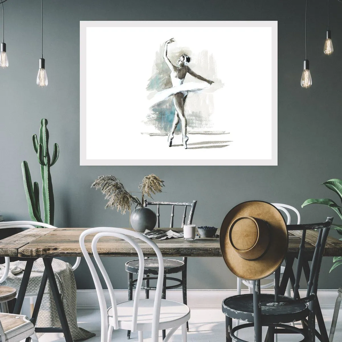 Affisch - Förtrollad i en svan - 70x50 cm