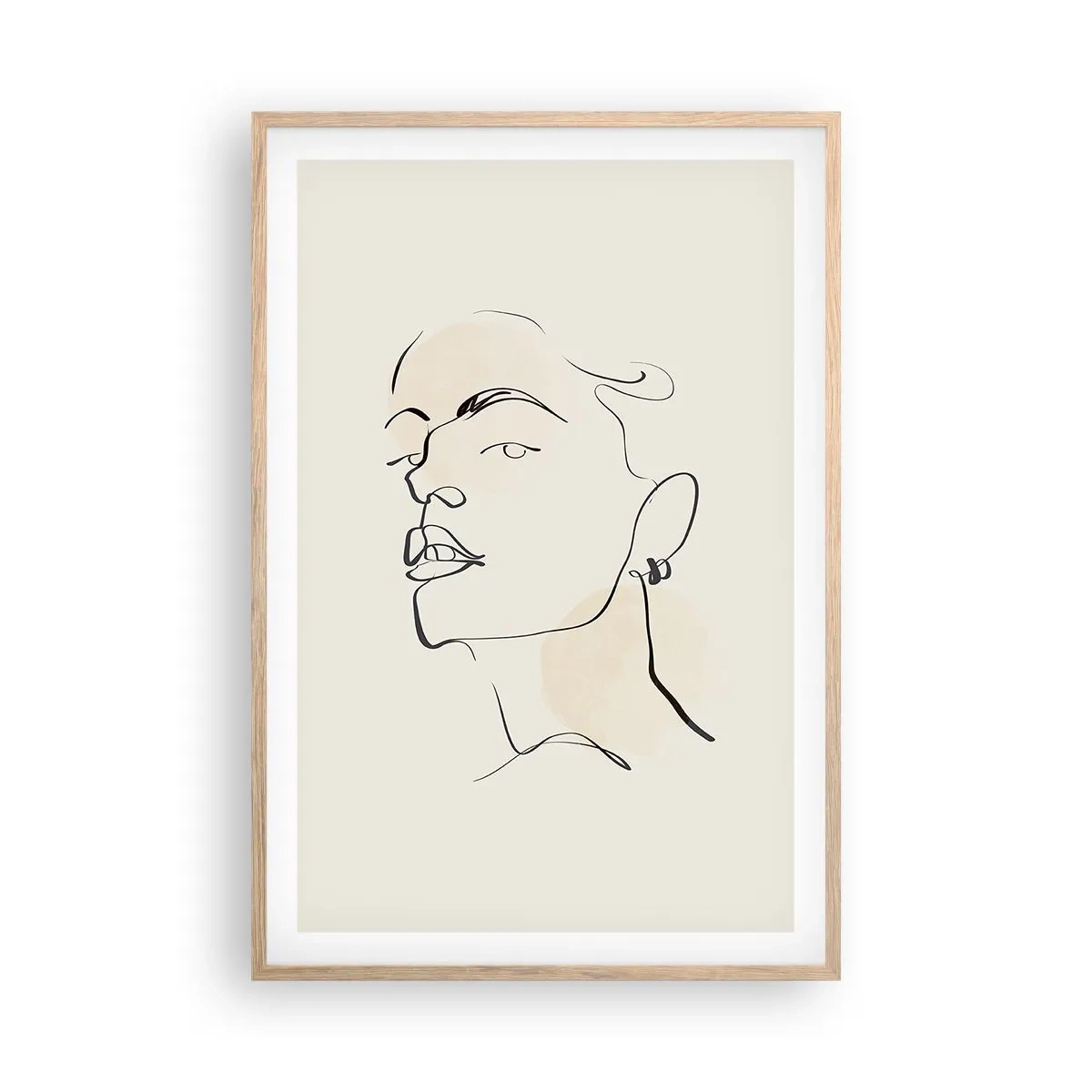 Affisch i ram av ljusek - Stolt blick - 61x91 cm