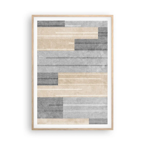 Affisch i ram av ljusek - Komposition: allt i lod - 70x100 cm