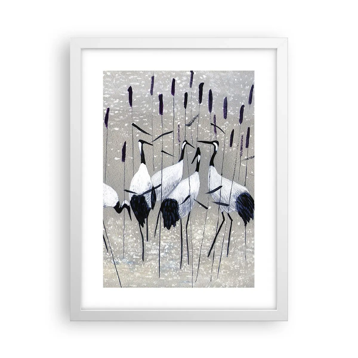 Affisch i vit ram - Bland sina - 30x40 cm