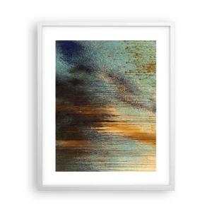 Affisch i vit ram - En oavsiktlig färgglad komposition - 40x50 cm