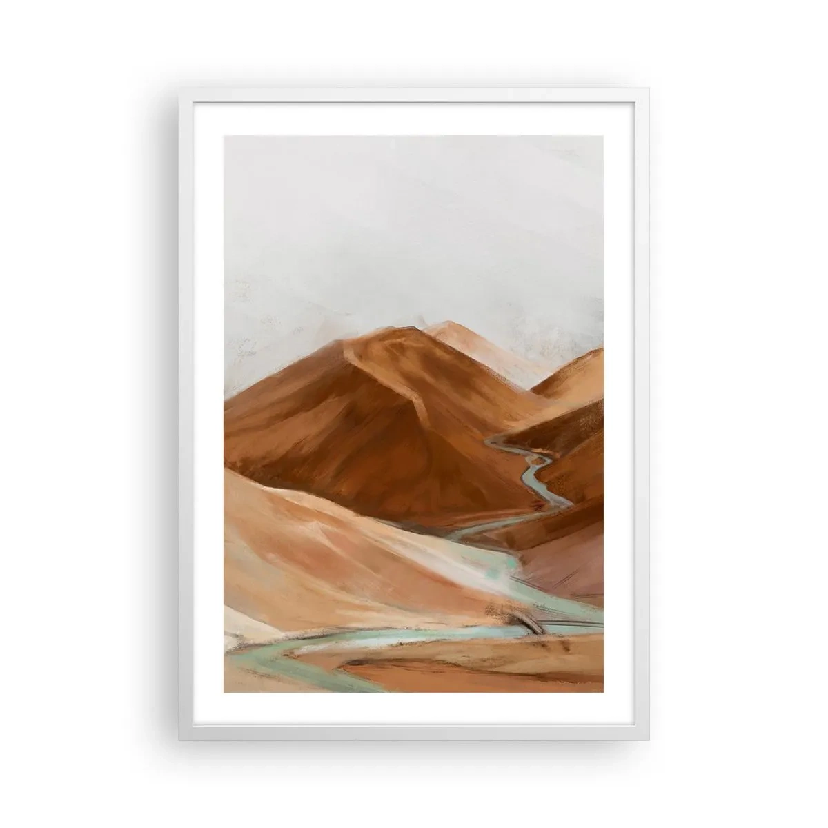 Affisch i vit ram - Till källan - 50x70 cm