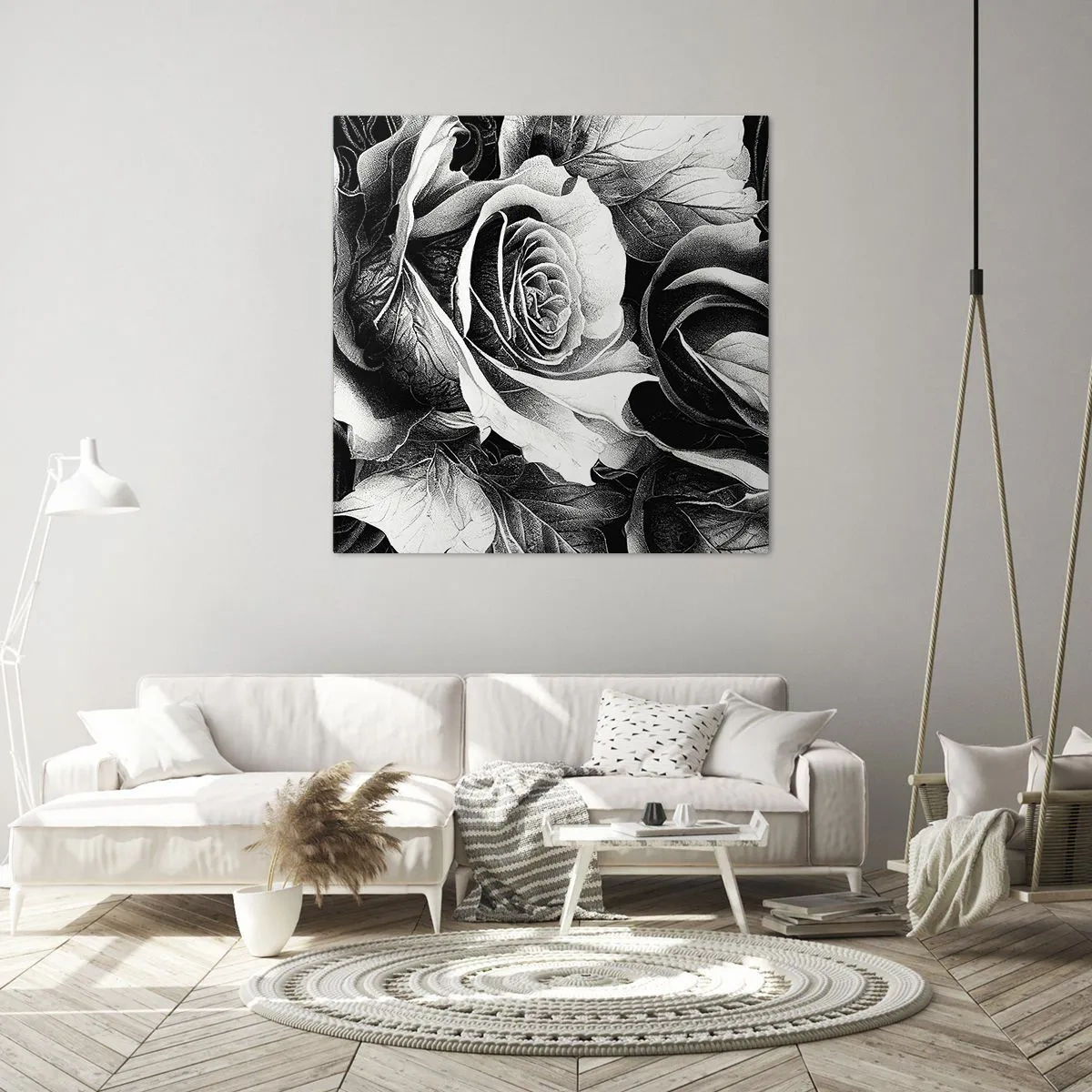 Canvastavla - Bild på duk - Alltid drottningen - 60x60 cm