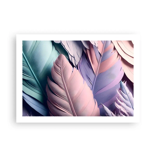 Affisch - Fågelstil - 70x50 cm