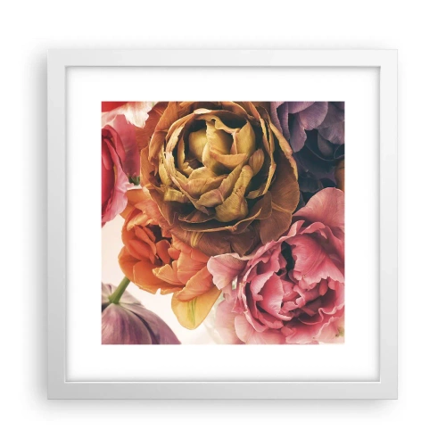 Affisch i vit ram - Livets högtid - 30x30 cm