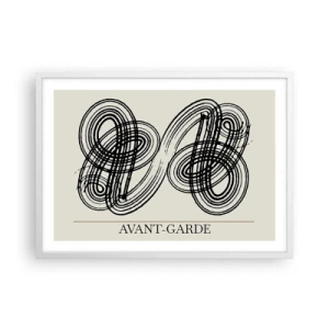 Affisch i vit ram - Det kom ut spontant - 70x50 cm