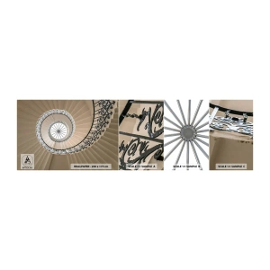 Fototapet Prov Standard Eco - I musslans mitt - Trappa, Lockig, Prydnad - 100x30 cm