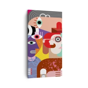 Canvastavla - Bild på duk - Vi är från Picasso - 45x80 cm