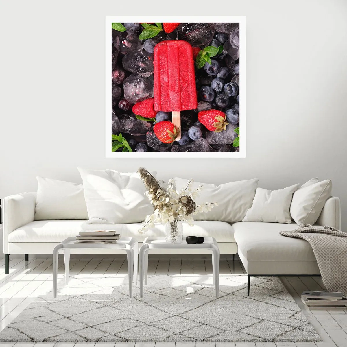 Affisch - En smak av varm sommar - 40x40 cm