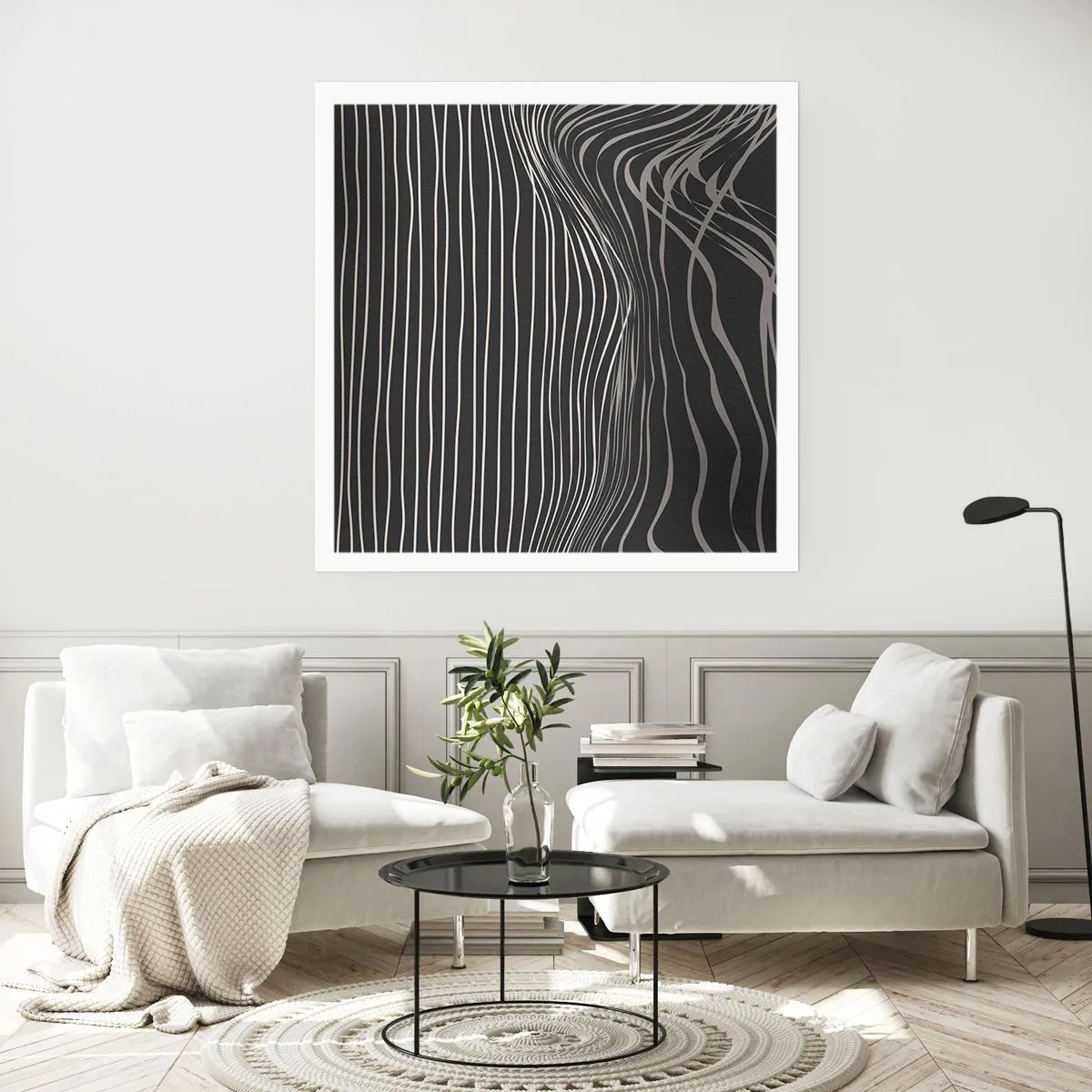 Affisch - Rytm och accent - 50x50 cm