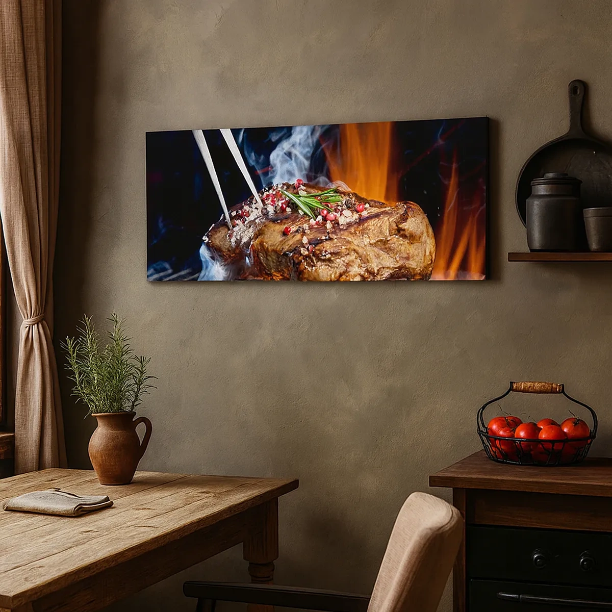 Canvastavla - Bild på duk - Saftiga och doftande - 30x30 cm