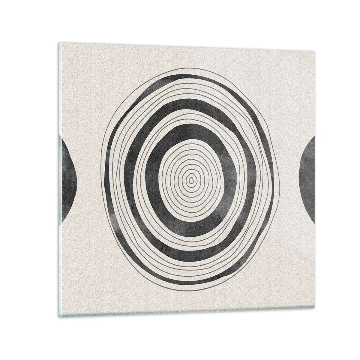 Glastavla - Bild på glas - De viktiga sakerna däremellan - 40x40 cm