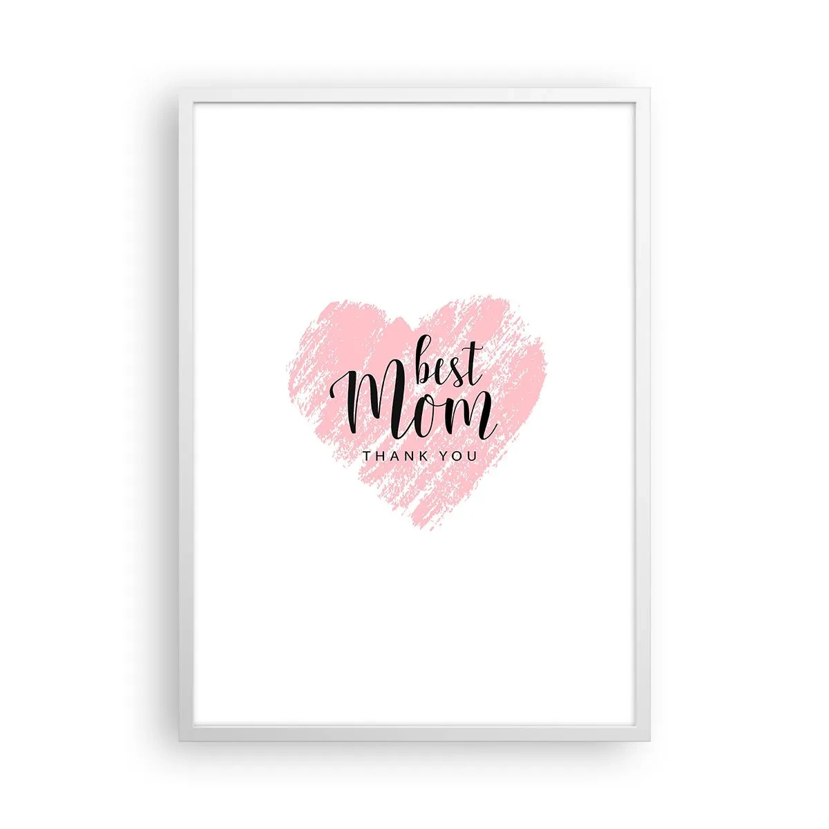 Affisch i vit ram - Alltid rätt ögonblick - 50x70 cm