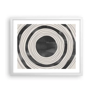 Affisch i vit ram - I själva kärnan - 50x40 cm