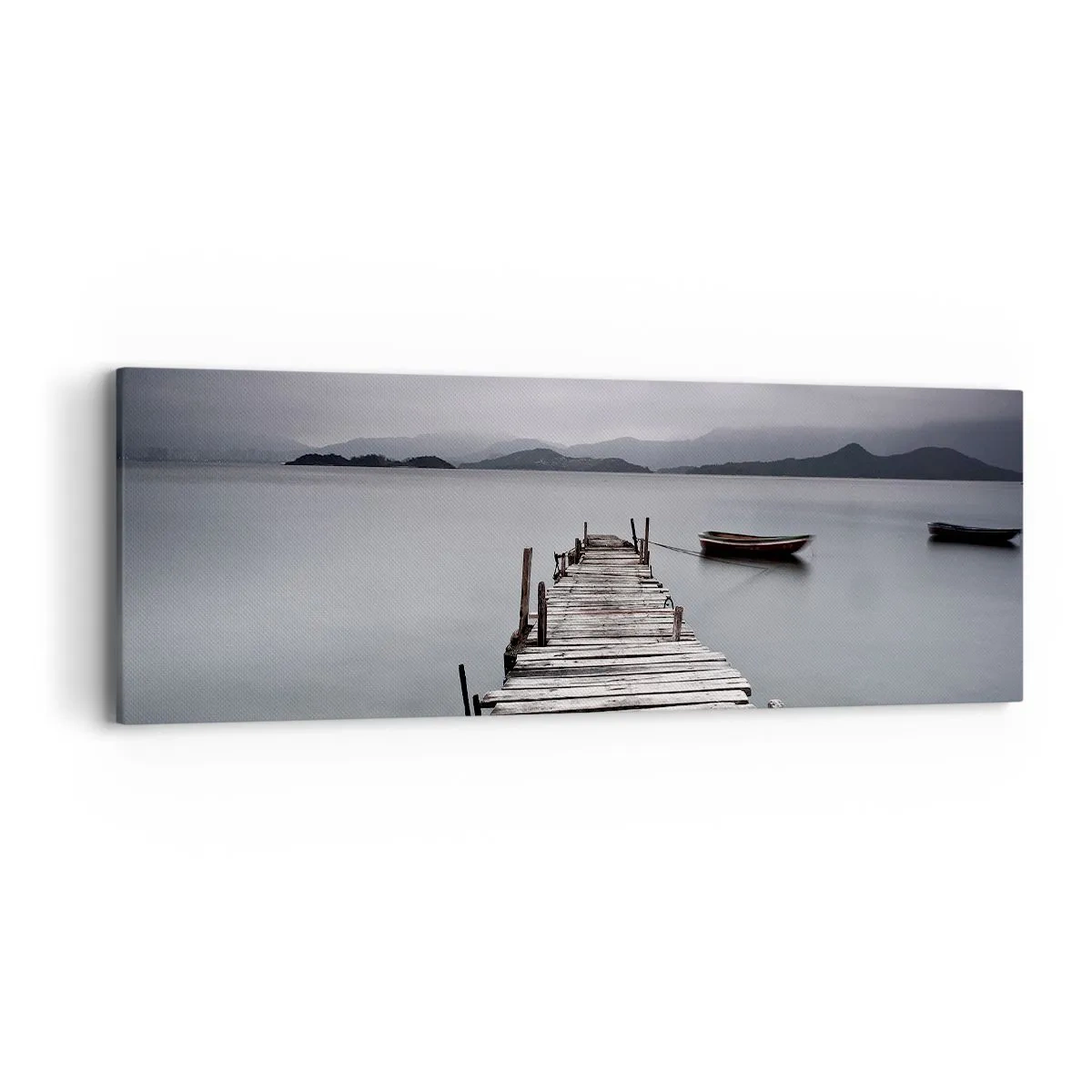 Canvastavla - Bild på duk - Imorgon kan du ge dig iväg - 90x30 cm