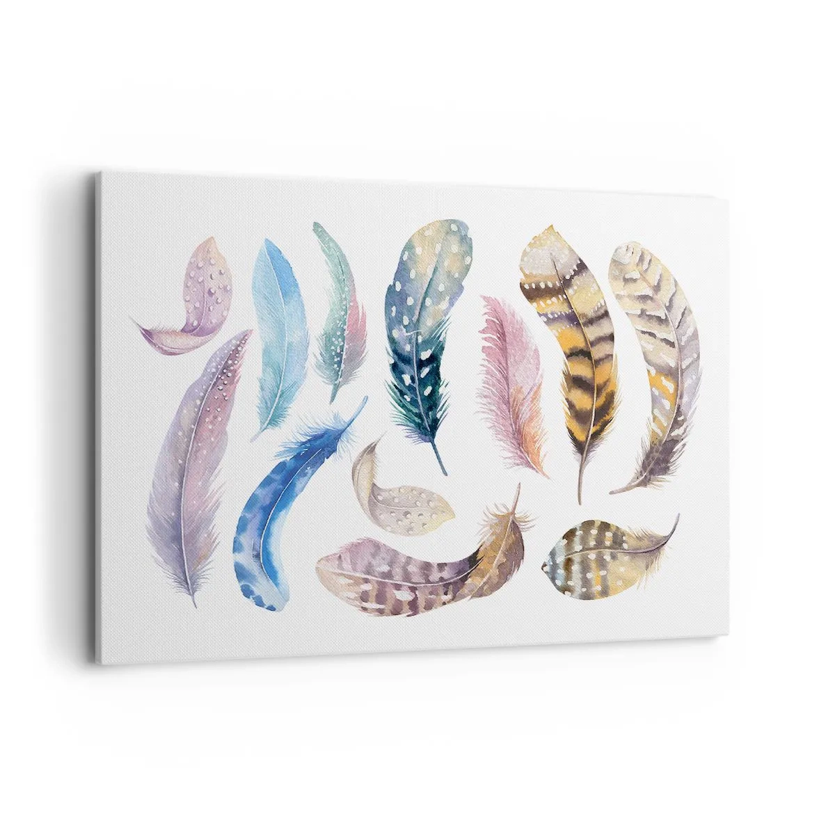 Canvastavla - Bild på duk - Lätta, färgglada och färgrika - 120x80 cm