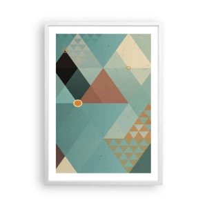 Affisch i vit ram - Mångfaldens enighet, enighetens mångfald - 50x70 cm