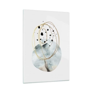 Glastavla - Bild på glas - I rummets famn - 50x70 cm
